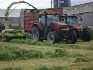 Graeme Gunn's Marshall QM Range Silage Trailer